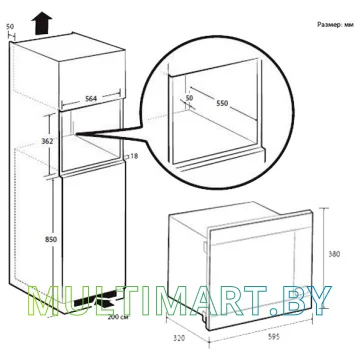 Микроволновая печь Samsung MG22M8054AK картинка 2